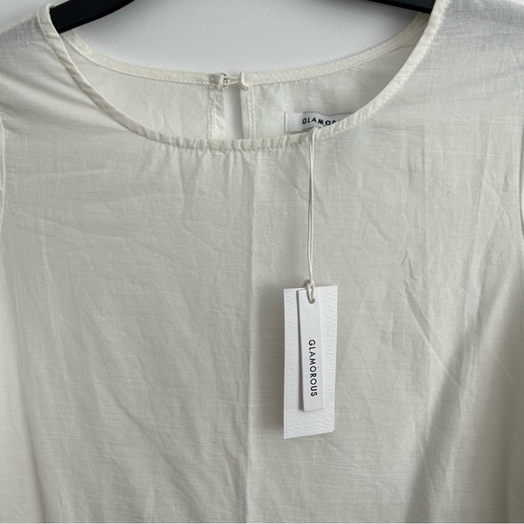 ASOS - Glamorous Swing Dress with Crochet Sleeve - Picture 7 of 14